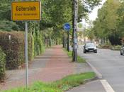 Bild 2: Stadteinwärts in Höhe des Ortseingangs.