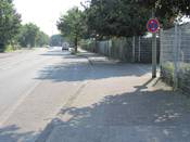 Bild 8 vom 01.09.2017: An der Kiebitzstraße wurde das Verkehrszeichen 240 StVO entfernt.