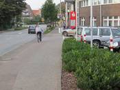 Bild 5: Der getrennte Geh-/Radweg im weiteren Verlauf ist nicht benutzungspflichtig.