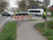 Bild 10: Radfahrer und Fußgänger sollen Kfz aus allen Richtungen Vorfahrt/Vorrang gewähren.