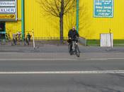 Bild 7: Radfahrer können jetzt problemlos in die Hans-Böckler-Straße einbiegen