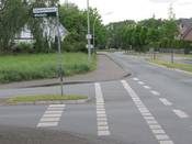 Bild 5: Im Frühjahr 2016 wurde das Zeichen 240 gegen ein allein stehendes Zusatzzeichen 1022-10 (Radverkehr frei) ausgewechselt.