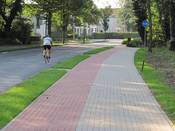 Bild 2: Für Radfahrer auf der Fahrbahn besteht keine erheblich erhöhte Gefahrenlage.