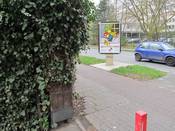 Bild 3: Auch wenn das Vorderrad schon auf dem Rad- Gehweg steht, ist die Sicht unzureichend