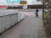 Bild 3: Der Radweg im Verlauf vorher ist nicht als benutzungspflichtig gekennzeichnet.