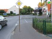 Bild 2: Einmündung Guerickestraße