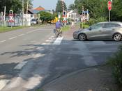 Bild 9: Hinter der Einmündung beginnt ein gemeinsamer Geh-/Radweg.