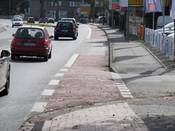 Bild 4: Hier endet der Geh-/ Radweg.