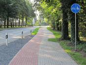 Bild 1: Der Radweg ist mit 1,20 m und der Gehweg mit 1,70 m zu schmal.