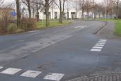 Bild 2: Der rechte Gehweg ist nicht freigegeben
