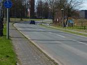Bild 5: In Richtung Avenwedde ist der Gehweg auch linksseitig freigegeben / benutzungspflichtig