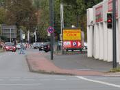 Bild 1: Stadtauswärts in Höhe des Nordrings.