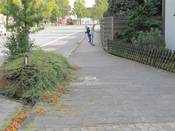 Bild 2: Die Flächen für den Fußgängerverkehr ...
