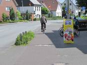 Bild 4: Die Nebenanlage auf der anderen Seite ist nicht benutzungspflichtig