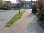 Bild 2: An der Platzstraße gibt es nicht benutzungspflichtige Radverkehrsanlagen